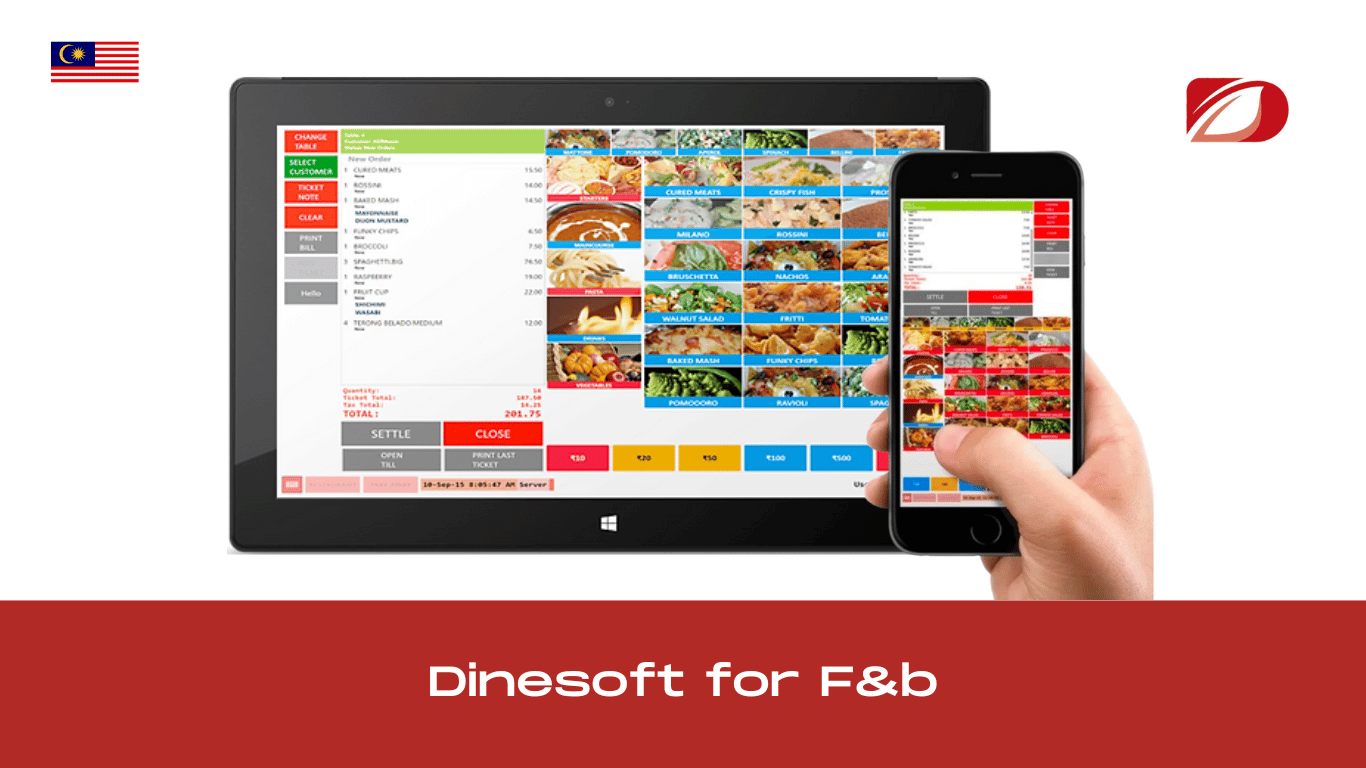 Dinesoft restaurant POS and ordering system