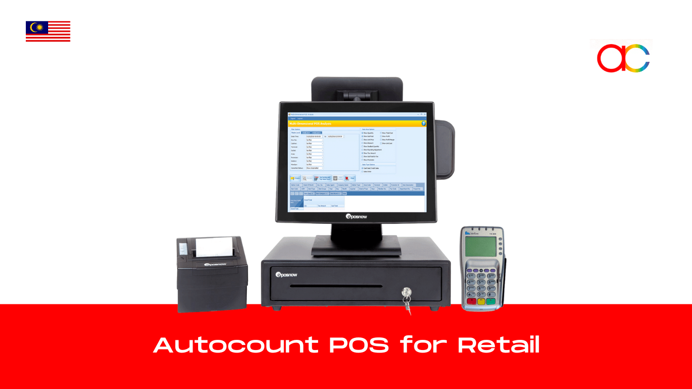 AutoCount POS and accounting software for a Malaysian business