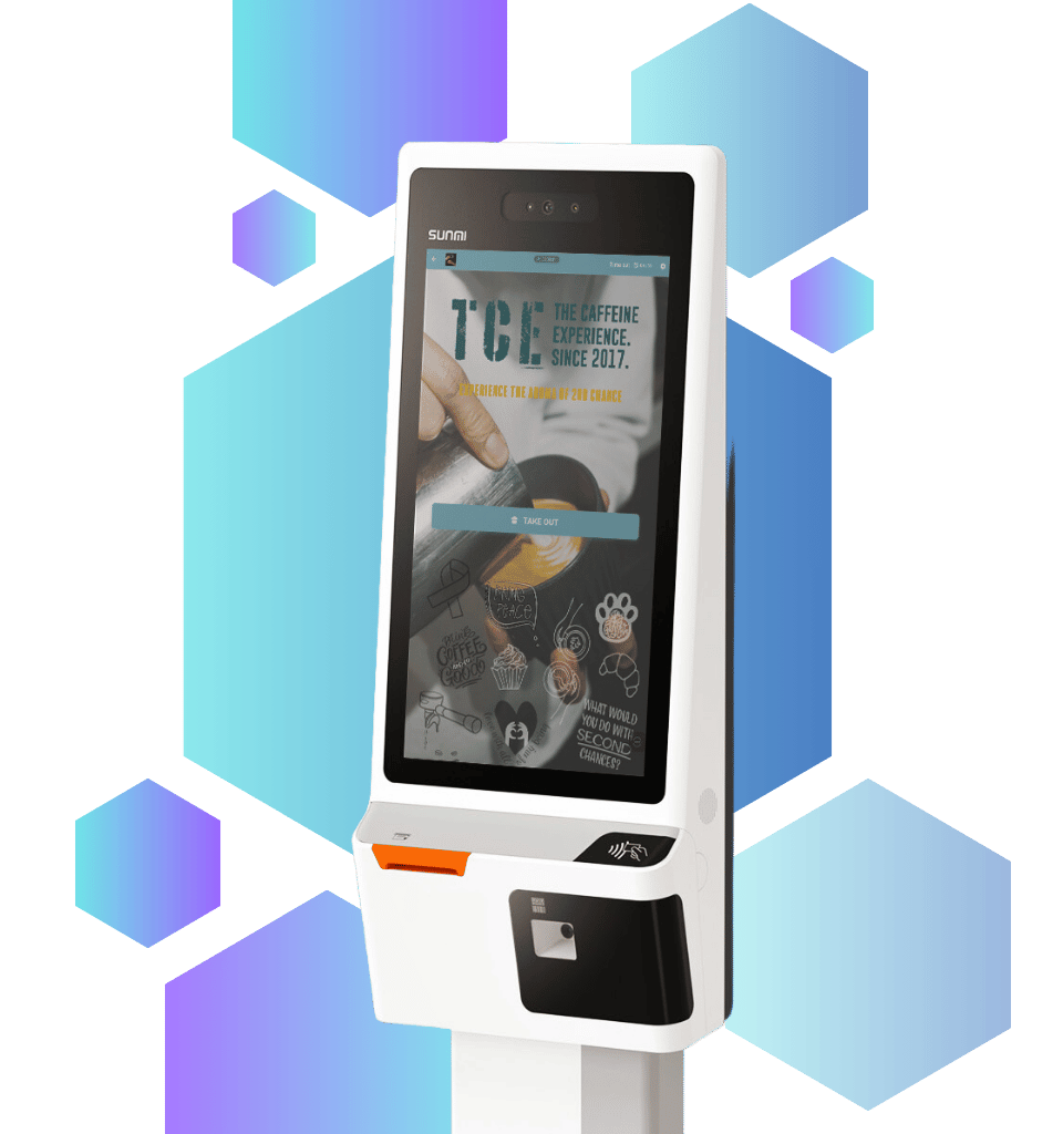 Rewardly self-ordering kiosk