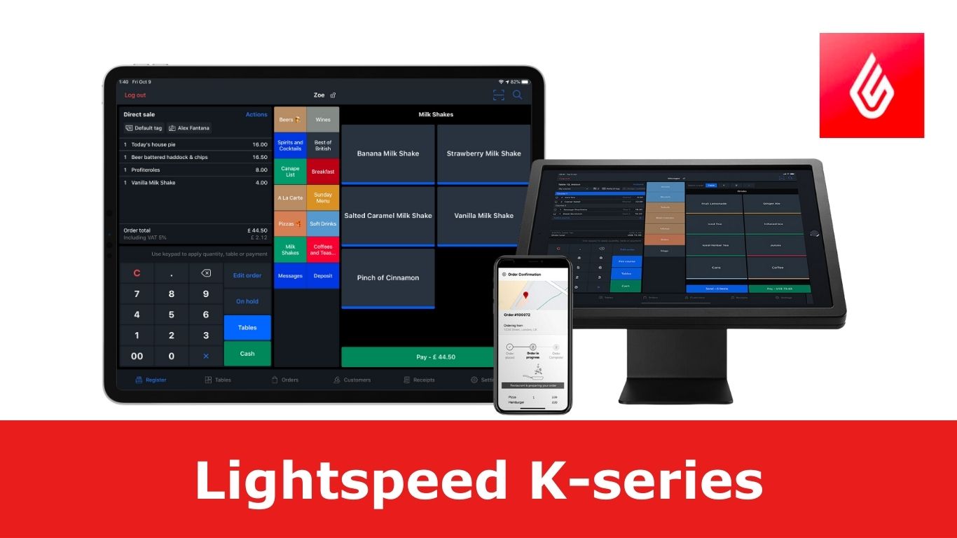 Lightspeed Restaurant K Series POS system