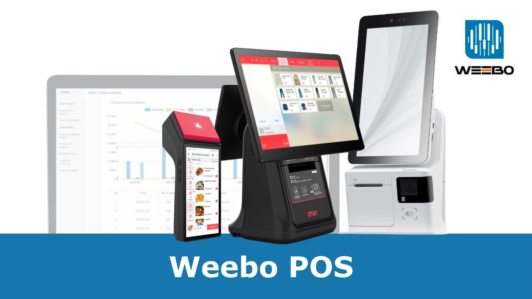 Weebo POS system interface