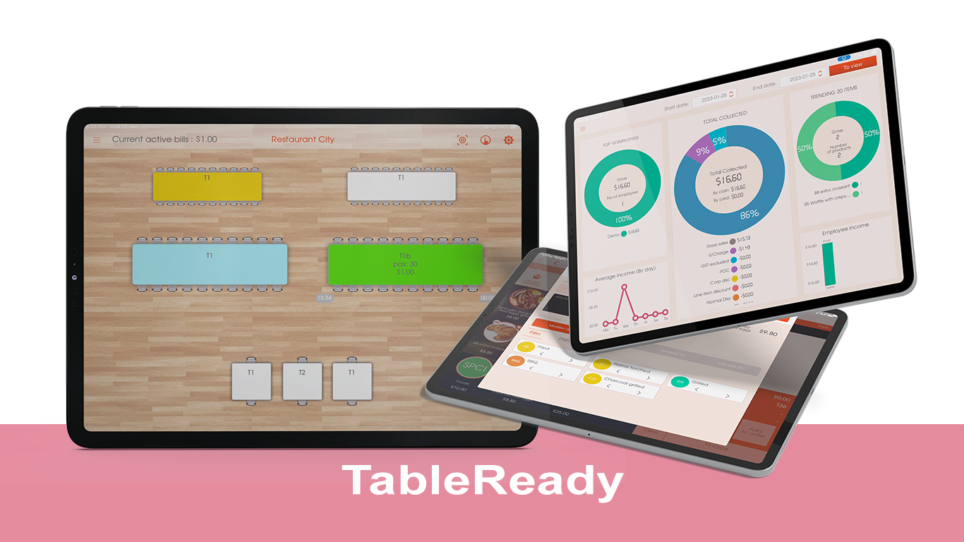 TableReady restaurant POS and digital ordering