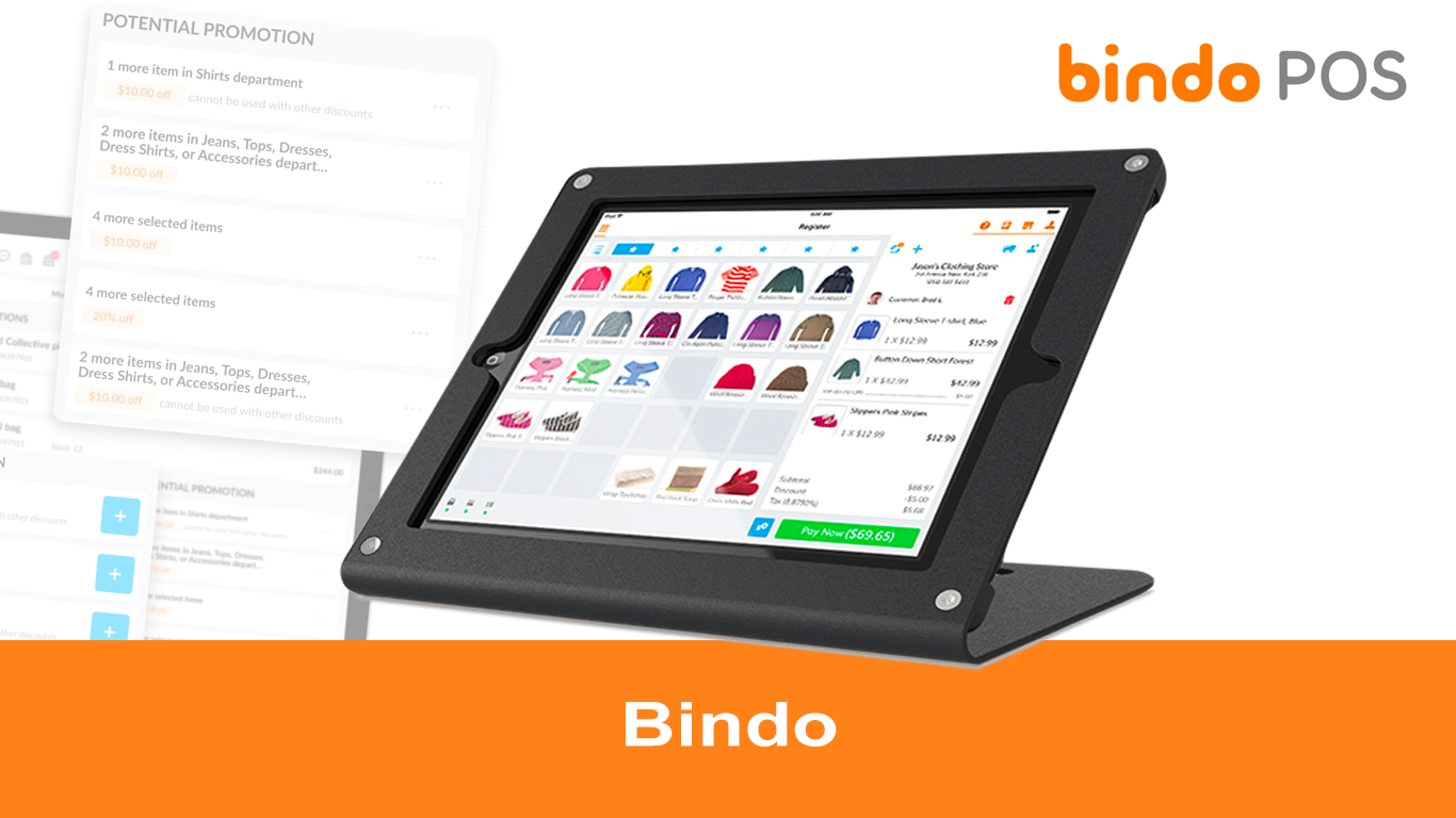 Bindo multi-function POS for retail and F&B