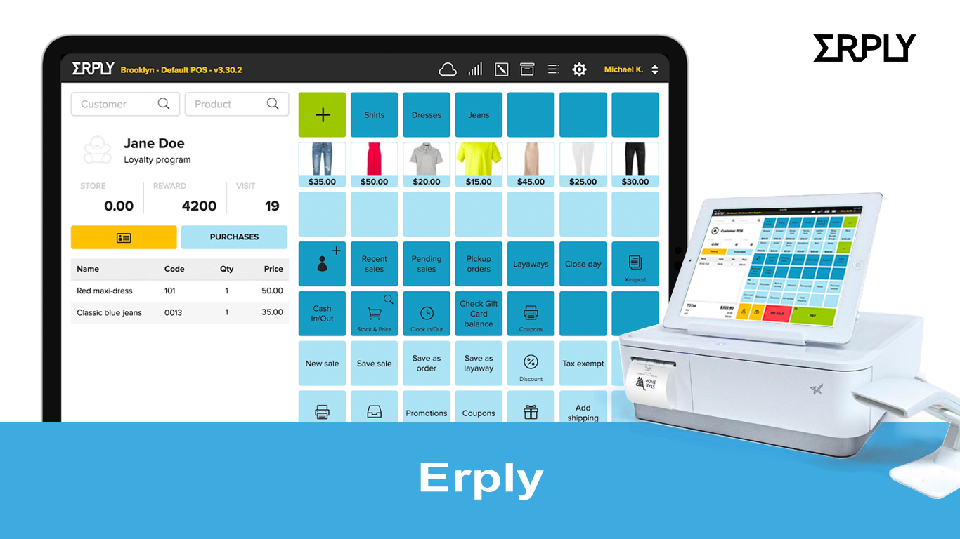 Erply enterprise-grade retail POS