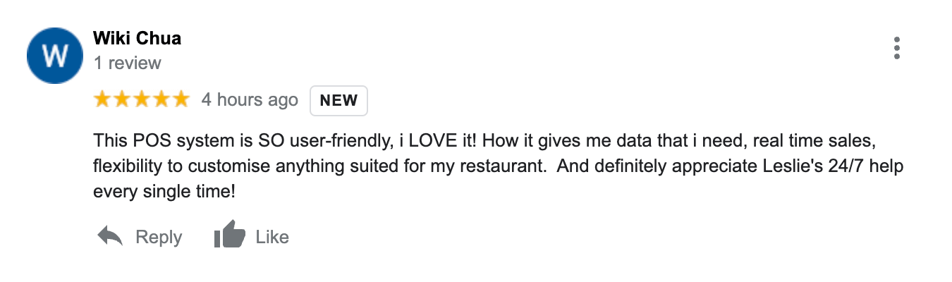 Customer review captured in the original EISOL article