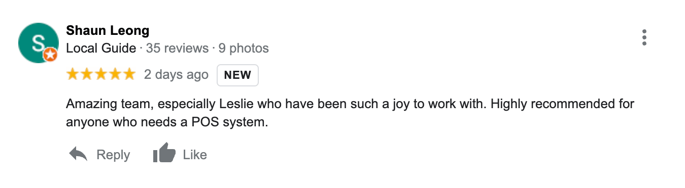 Customer review captured in the original EISOL article